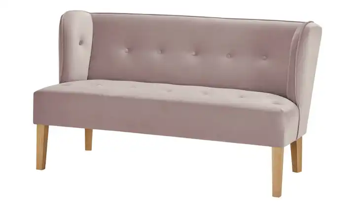 Twist Küchensofa Astonia Rosa Samt 180 cm