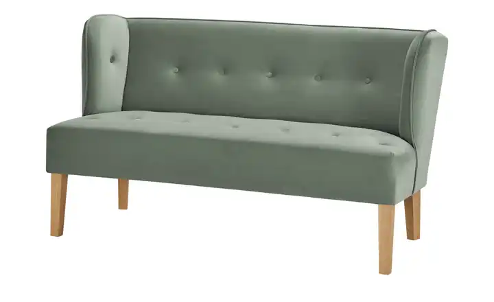 Twist Küchensofa Astonia Hellgrün Samt 180 cm