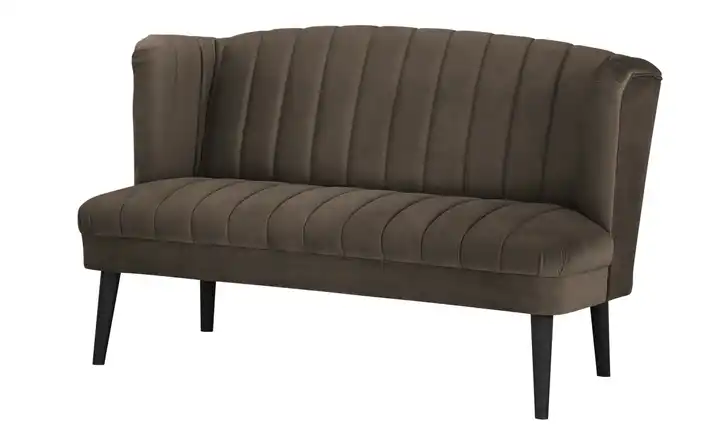 Twist Küchensofa Rina Samt Braun 156 cm