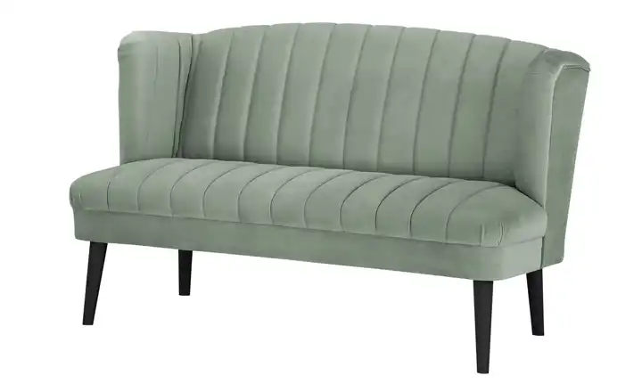 Twist Küchensofa Rina Samt Hellgrün 156 cm