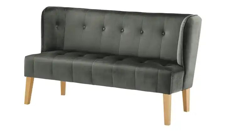 Twist Küchensofa Bella Anthrazit 180 cm Samt