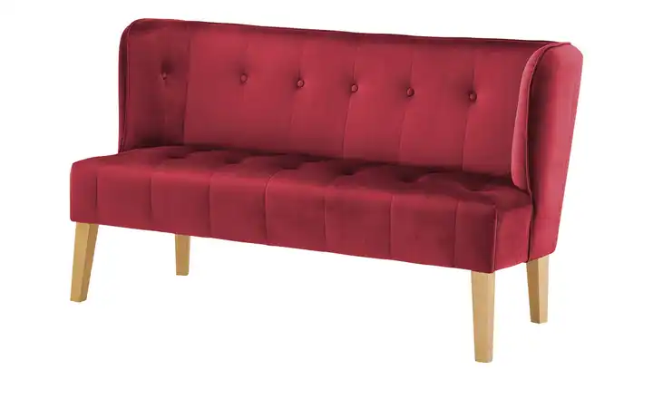 Twist Küchensofa Bella Rot 180 cm Samt