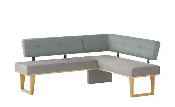 Woodford Eckbank  massiv Scala Hellgrau ca. 192 x 167 cm