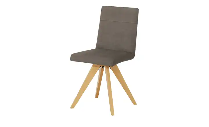 Woodford Esszimmerstuhl mit Massivholzgestell Scala Braun Eiche