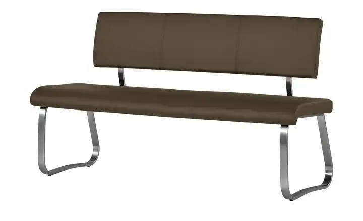 Primo Esszimmerbank Letitia Cappuccino Kunstleder 155 cm