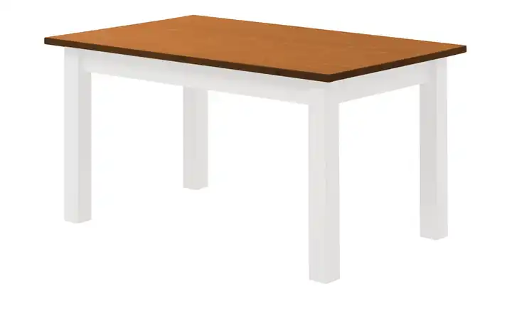 maison bleue Esstisch Bendix Braun, Weiß 120 cm