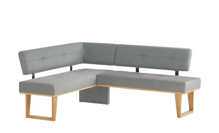 Woodford Eckbank  massiv Scala Hellgrau ca. 167 x 192 cm