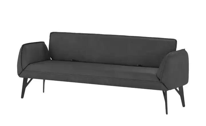Funktionsbank  Leder Anthrazit 218 cm