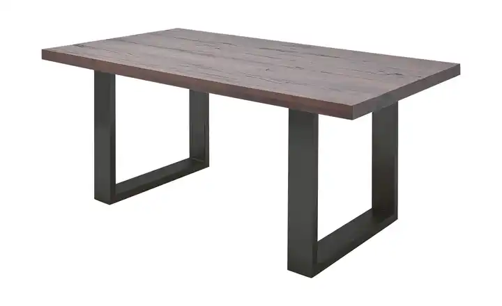Woodford Kufentisch Lavello Eiche verwittert Anthrazit, lackiert 240 cm