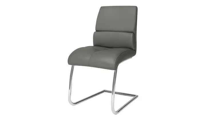 JOOP! Leder-Schwingstuhl Loft Grau