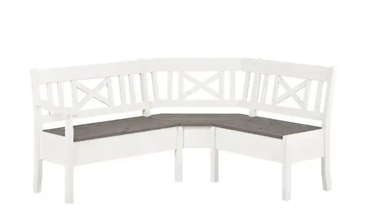 maison bleue Truheneckbank  massiv Florian Weiß, Grau ca. 214 x 171 cm