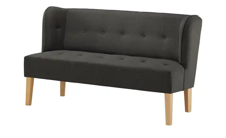 Twist Küchensofa Astonia Schwarz Webstoff meliert 180 cm