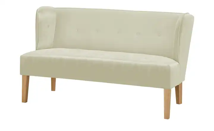 Twist Küchensofa Astonia Hellbeige Samt, pflegeleicht 180 cm