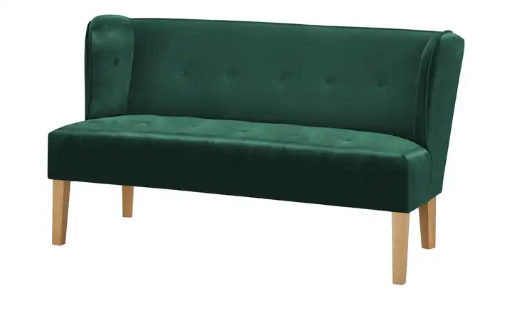 Twist Küchensofa Astonia Dunkelgrün Samt, pflegeleicht 180 cm