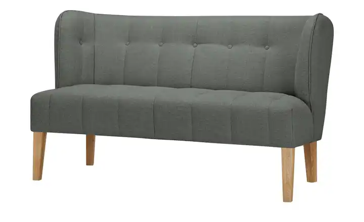 Twist Küchensofa Bella Grau 180 cm Webstoff meliert