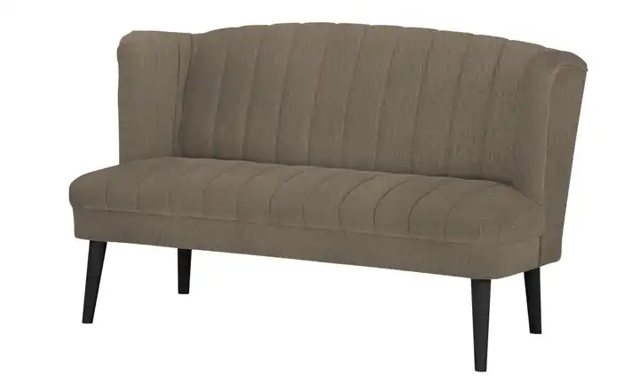 Twist Küchensofa Rina Samt, pflegeleicht Braun 156 cm