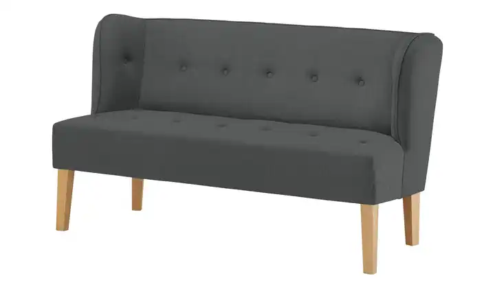 Twist Refresh Küchensofa Astonia Schwarz Webstoff fein 180 cm
