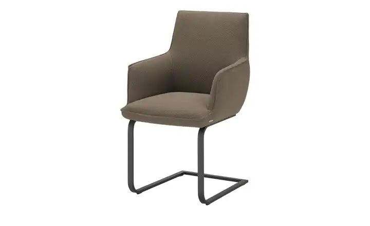 KOINOR Polsterschwingstuhl Dining System 3 Braun Armlehne