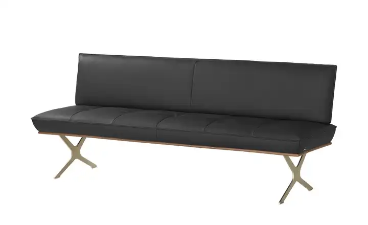 KOINOR Sitzbank  Leder Dining System 1 Schwarz 174 cm