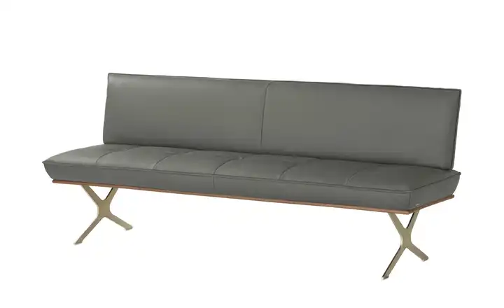 KOINOR Sitzbank  Leder Dining System 1 Grau 174 cm