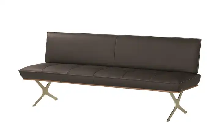 KOINOR Sitzbank  Leder Dining System 1 Haselnussbraun 174 cm