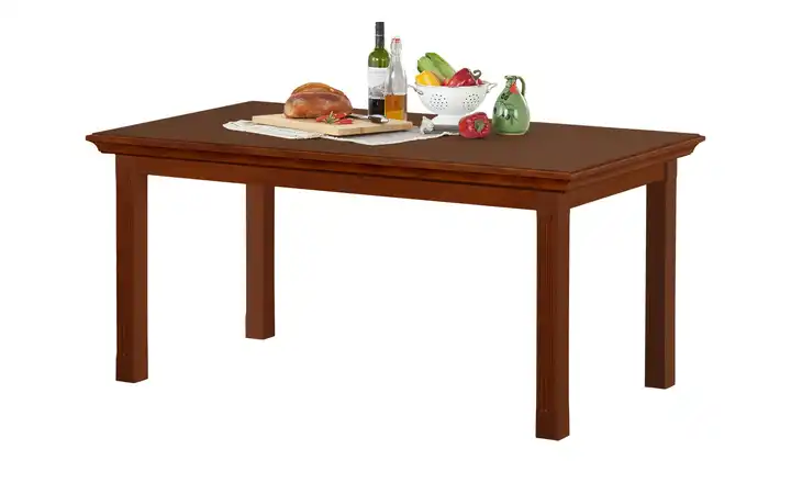 maison bleue Esstisch Petit Chalet Cognacbraun ausziehbar, Mittelauszug
