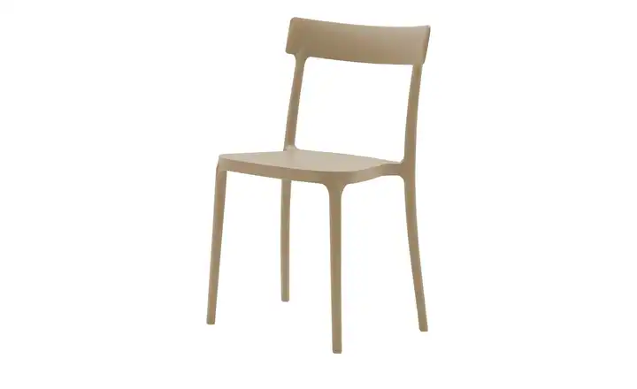 Connubia Stuhl  stapelbar Argo Haselnussbraun