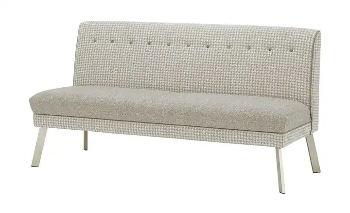 Barnickel Küchensofa Tabea Beige 151 cm edelstahlfarben