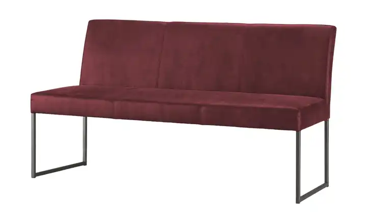 Musterring Einzelbank Nova Bordeauxrot 180 cm