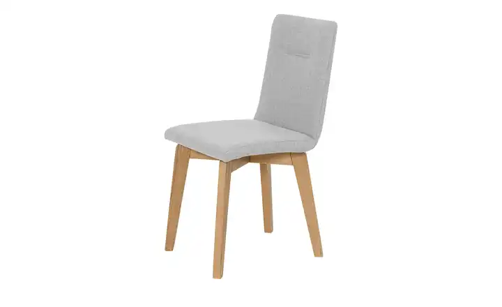 Woodford Polsterstuhl Ilga Silbergrau