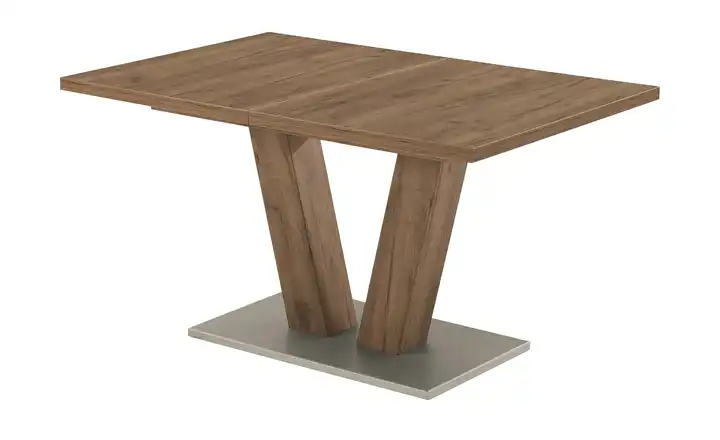 Esstisch  ausziehbar Eiche (Nachbildung), Braun 160 cm