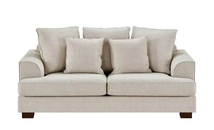 SOHO Sofa Franka Beige 2,5 Flachgewebe