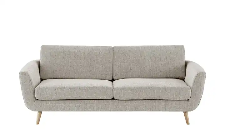 SOHO Sofa 3 Sand Flachgewebe
