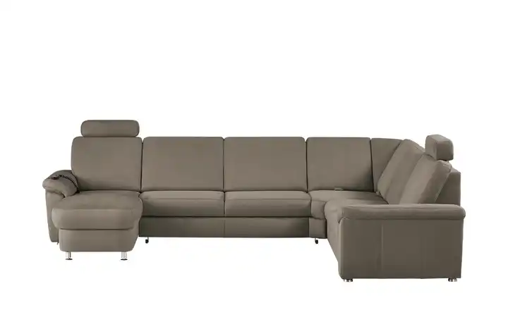 Kollektion Kraft Wohnlandschaft Mikrofaser Rita Steingrau rechts Erweiterte Funktion