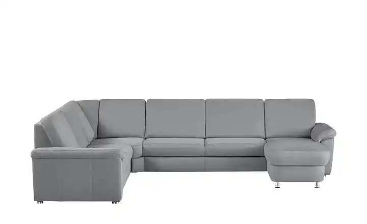Kollektion Kraft Wohnlandschaft Mikrofaser Rita Grau links ohne