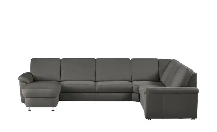 Kollektion Kraft Wohnlandschaft Mikrofaser Rita Anthrazit rechts ohne