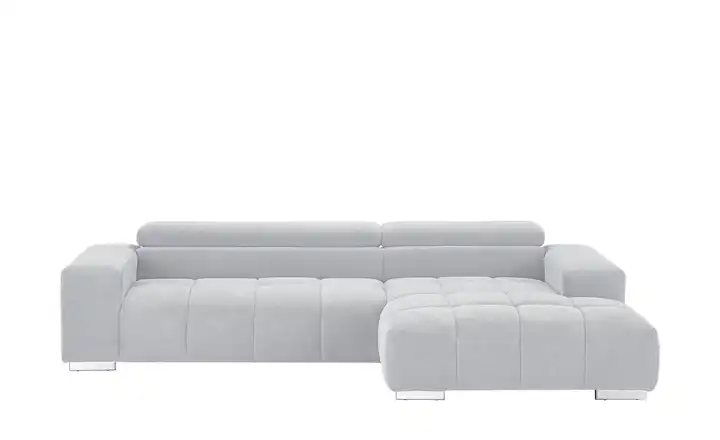 Primo Ecksofa Grau rechts