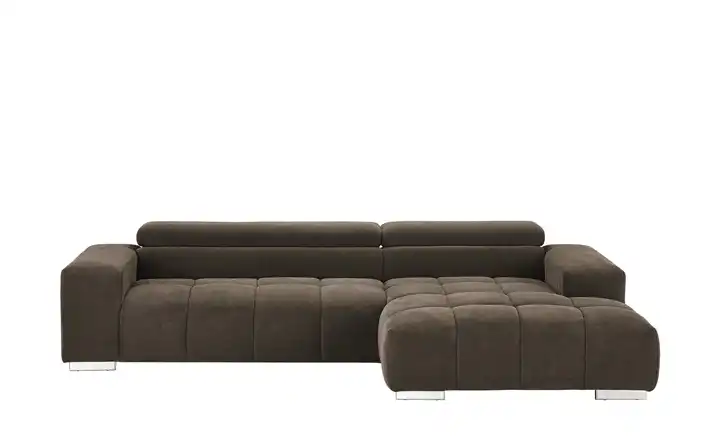 Primo Ecksofa Braun rechts
