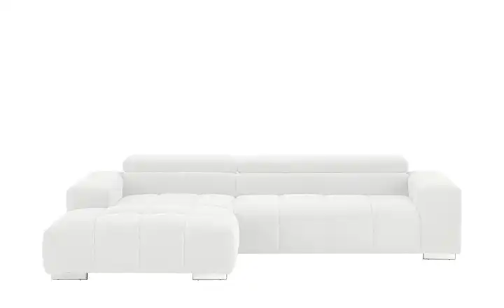 Primo Ecksofa Cremeweiß links