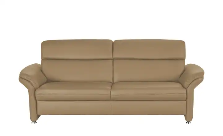 Kollektion Kraft Einzelsofa Leder Manon 3 ohne Hellbraun