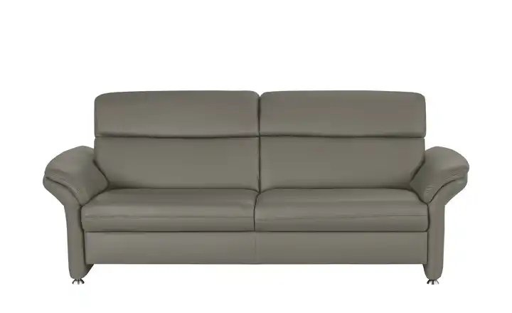 Kollektion Kraft Einzelsofa Leder Manon 3 ohne Grau