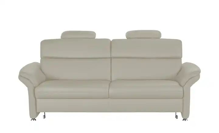Kollektion Kraft Einzelsofa Leder Manon 3 Erweiterte Funktion Silbergrau