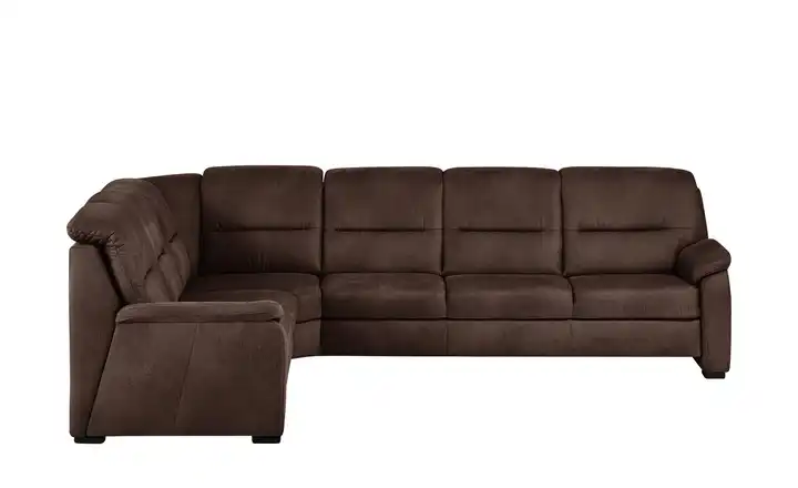 Kollektion Kraft Ecksofa Vera Schokoladenbraun links ohne