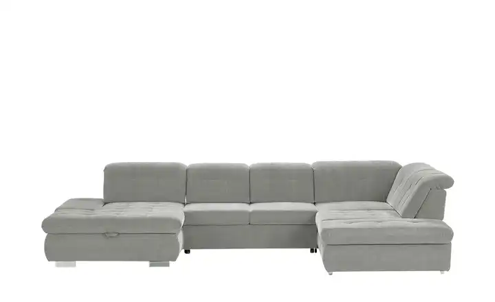 Kollektion Kraft Wohnlandschaft mit verschiedenen Funktionen Spencer Silbergrau rechts Erweiterte Funktion