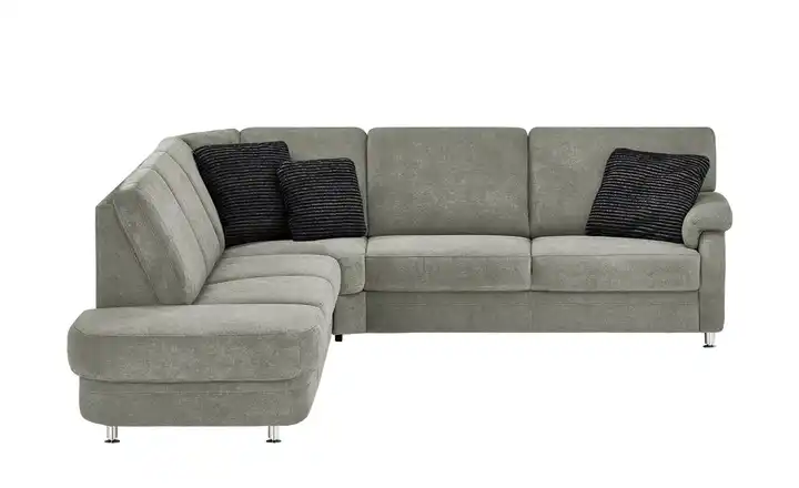 Kollektion Kraft Ecksofa Ole-S Steingrau links ohne