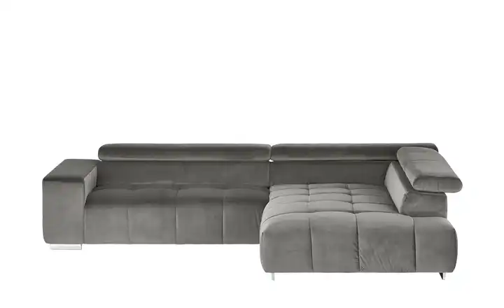 Primo Ecksofa Origo Steingrau rechts