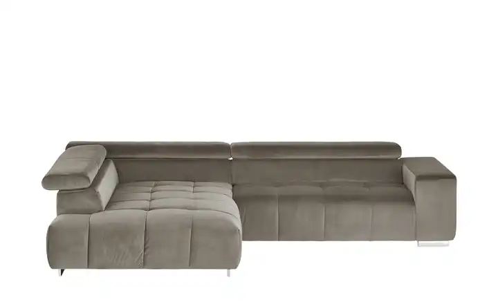 Primo Ecksofa Origo Silbergrau links