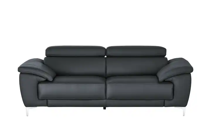 Max Schelling Einzelsofa aus Echtleder Vita 2,5 Marineblau