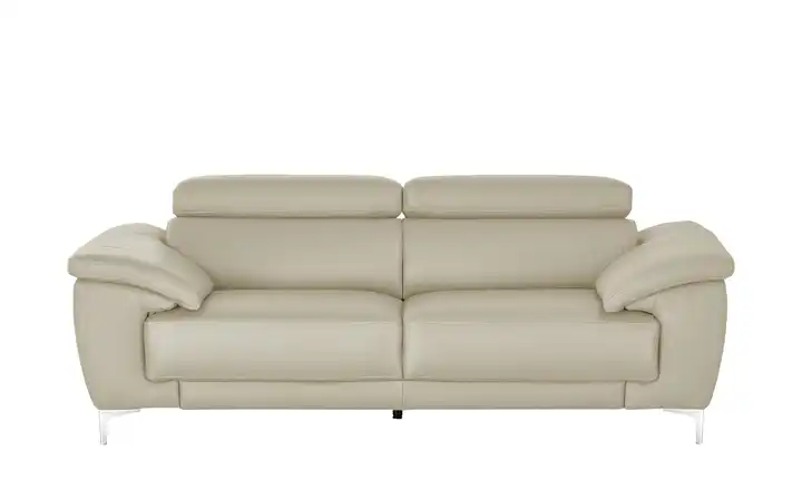 Max Schelling Einzelsofa aus Echtleder Vita 2,5 Creme