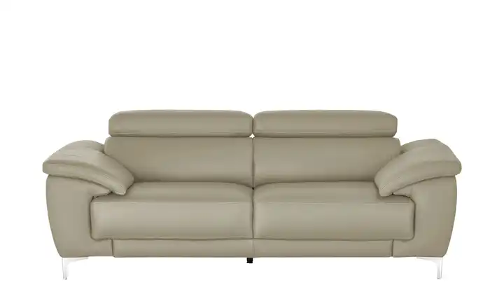 Max Schelling Einzelsofa aus Echtleder Vita 2,5 Taupe